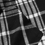 Fein karierter Herrenponcho