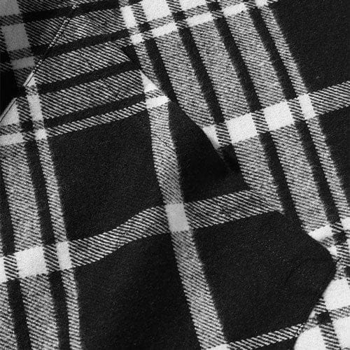 Fein karierter Herrenponcho