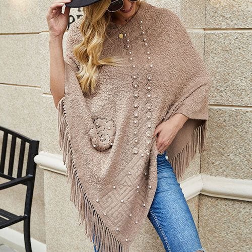 Ethnischer Damenponcho