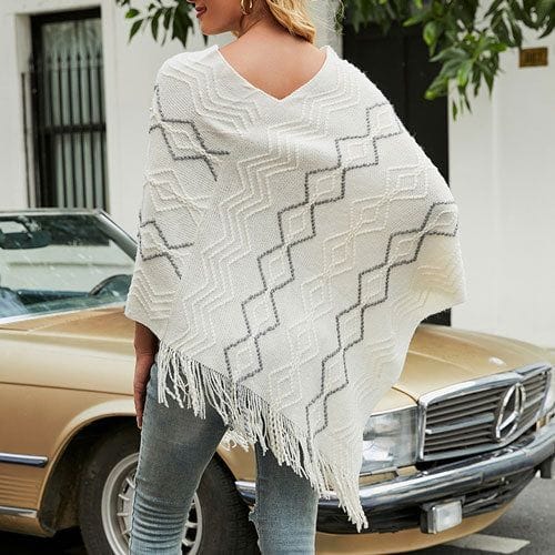 Warmer Damen-Poncho