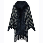 Winter-Ponchojacke