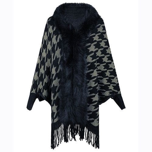 Winter-Ponchojacke