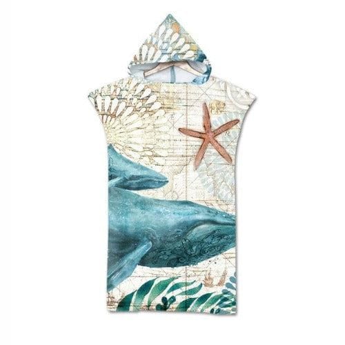 Saugfähiger Strandponcho