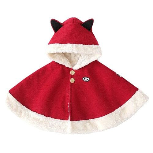 Babyponcho mit Teufelsmotiv