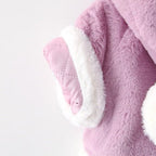 Weihnachts-Babyponcho mit Rentier