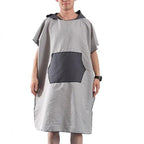 Bademantel-Poncho für Herren