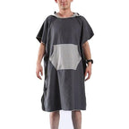Bademantel-Poncho für Herren