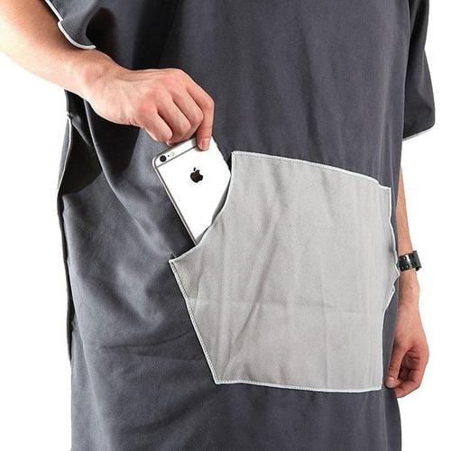 Bademantel-Poncho für Herren