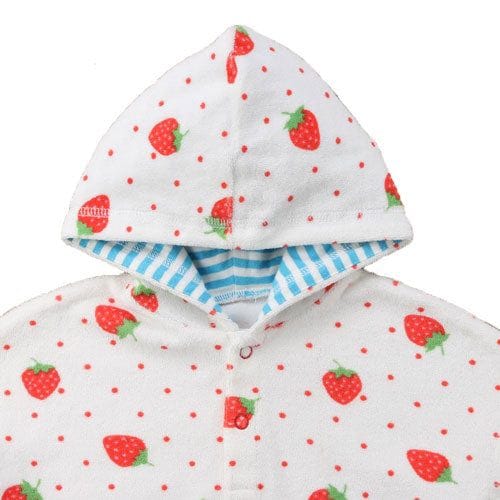 Badeponcho Baby Erdbeere