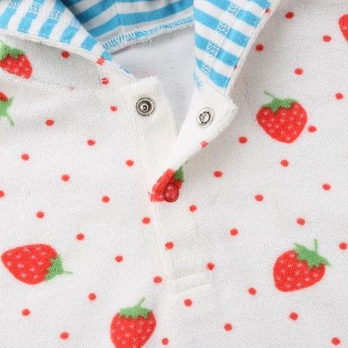 Badeponcho Baby Erdbeere