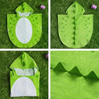 Baby-Badeponcho mit Dinosauriermotiv