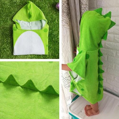 Baby-Badeponcho mit Dinosauriermotiv