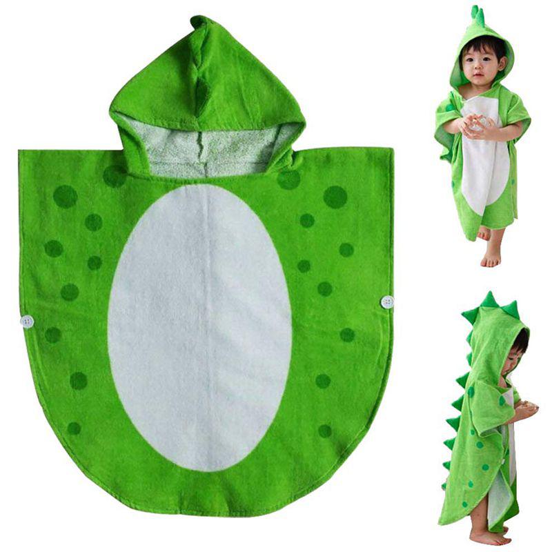 Baby-Badeponcho mit Dinosauriermotiv