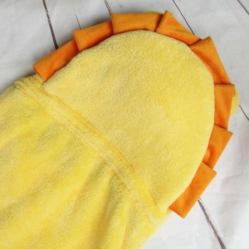 Baby-Badeponcho mit Kapuze