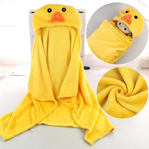 Baby-Badeponcho mit Kapuze