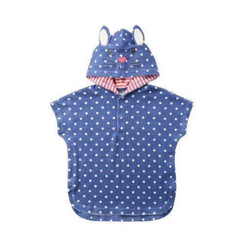 Baby-Badeponcho mit Punkten