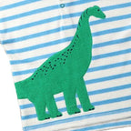 Baby-Badeponcho mit Streifen