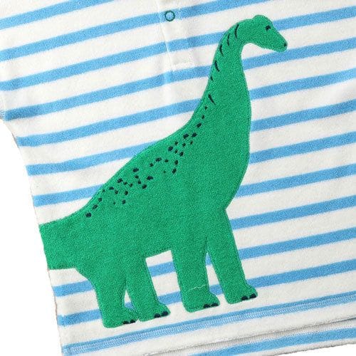 Baby-Badeponcho mit Streifen