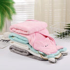 Baby-Badeponcho aus Velours