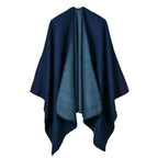 Schicker Winter-Damen-Poncho