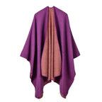 Schicker Winter-Damen-Poncho