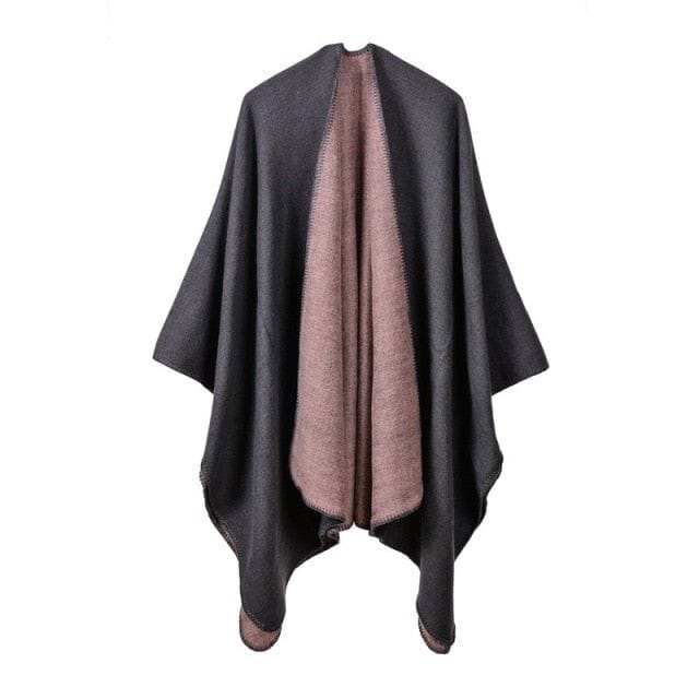 Schicker Winter-Damen-Poncho