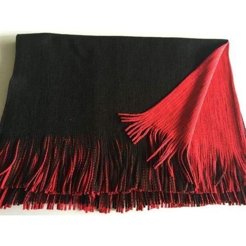 Einfarbiger Wollponcho für Damen