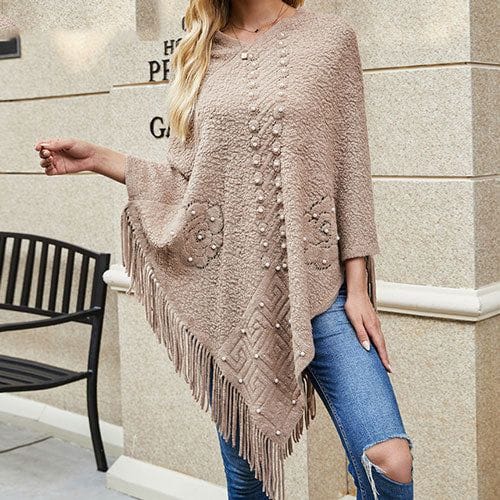 Ethnischer Damenponcho