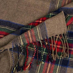 Ethnischer Damenponcho mit Kapuze