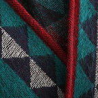 Ethnischer Damenponcho mit feinen Fransen