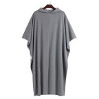 Extra langer zweifarbiger Herren-Poncho