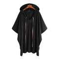 Modischer Herren-Poncho mit Kapuze