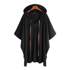 Modischer Herren-Poncho mit Kapuze