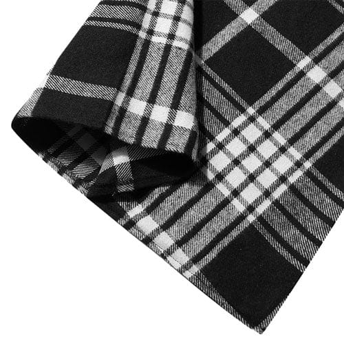 Fein karierter Herrenponcho
