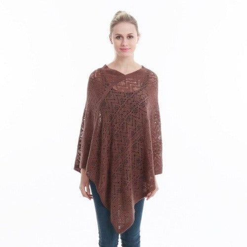 Damen-Poncho aus feiner Spitze