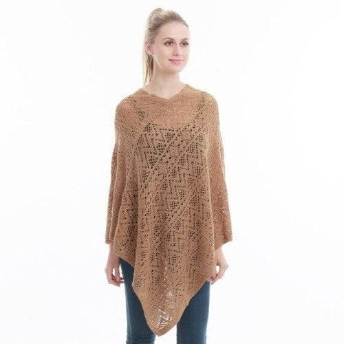 Damen-Poncho aus feiner Spitze