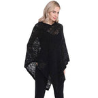 Damen-Poncho aus feiner Spitze