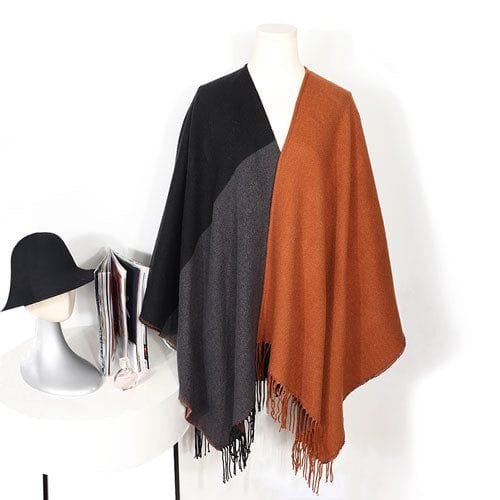 Sommerponcho aus feinem Kaschmir
