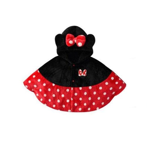 Fleece-Babyponcho Minnie