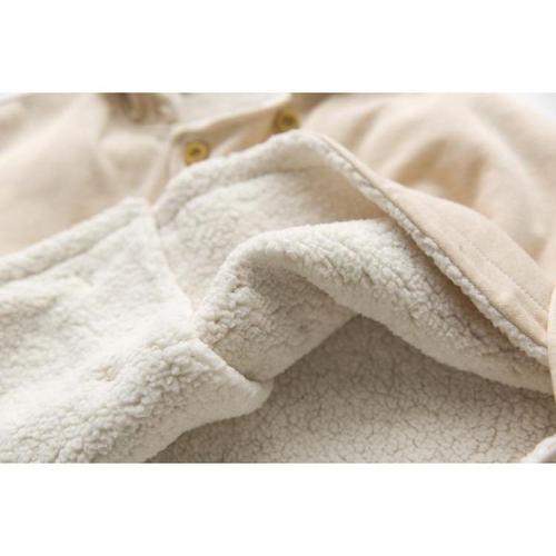 Fleece-Babyponcho für den Winter
