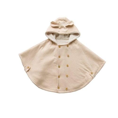 Fleece-Babyponcho für den Winter