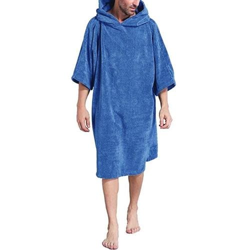 Fleece-Badeponcho für Herren