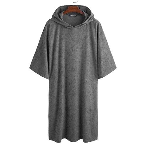 Fleece-Badeponcho für Herren