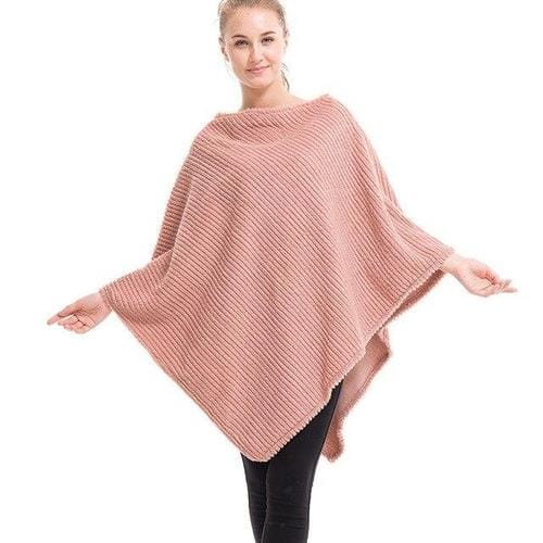 Fleece-Deckenponcho für Damen