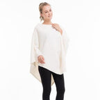 Fleece-Deckenponcho für Damen