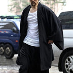 Fleece-Deckenponcho für Herren