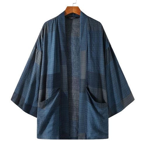 Fleece-Deckenponcho für Herren