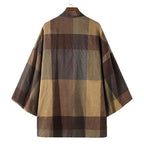 Fleece-Deckenponcho für Herren