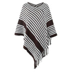 Gestrickter Winterponcho