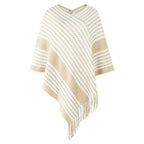 Gestrickter Winterponcho